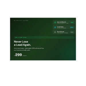 Client Intake & CRM Automation